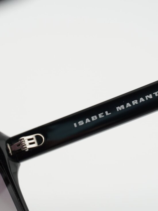 Isabel Marant IM 0125/S 0807 9O Sunglasses Black Square Frame, Grey Lenses main image 6